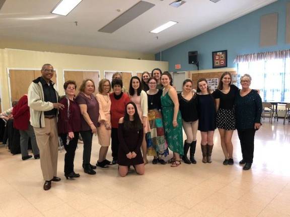 Front:&#xa0;Carly Sullivan; from left: Amanda Lombardi, Kelsie&#xa0;Keuerleber, Sofia Saul, Adriana Esposito, Colleen&#xa0;Politoski, Skyler Miller; back: Colleen Smith and Maggie Calzaretta (Photo provided)