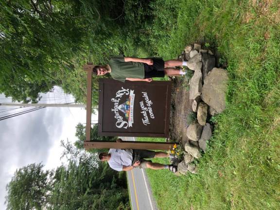 Eagle Scout project becomes new Sugar Loaf entrance sign
