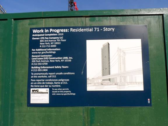 A rendering of the construction project.