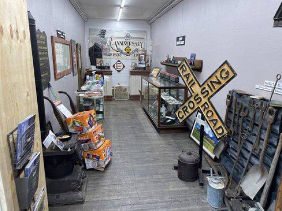 A look inside the Box Car Museum.