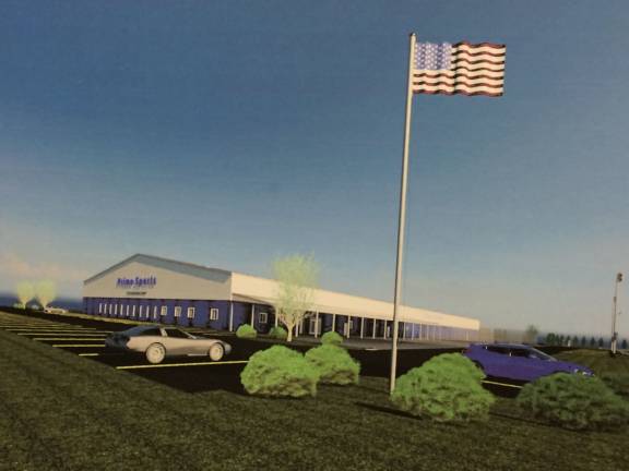 A rendering of the planned Primo Sports in Chester