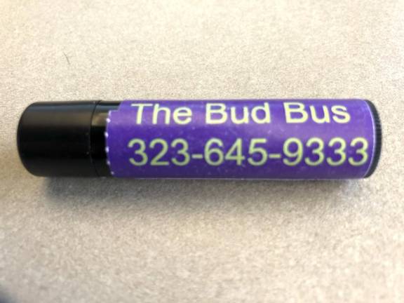Chapstick is among the products sold by the Bud Bus.