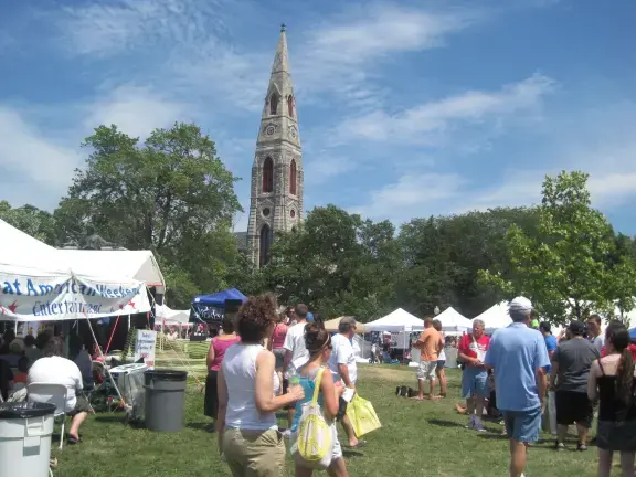 Goshen Village Green (file photo from past Great American Weekend)