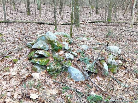 Another example of a stone grouping found near many others in the same patch of NJ woods.