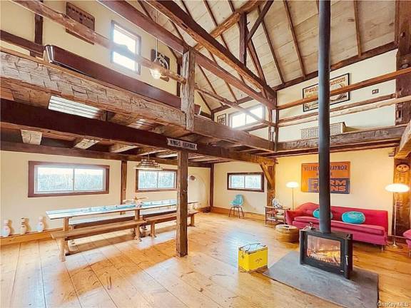 Post and beam barn house charm with possibilities