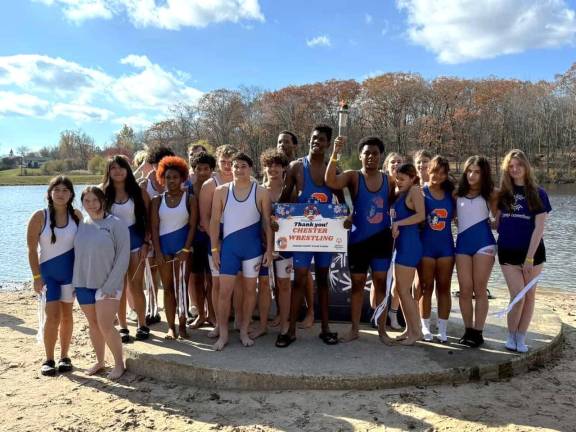 The Chester Academy wrestling team.