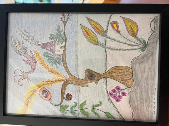 The creative process on display at Goshen Public Library