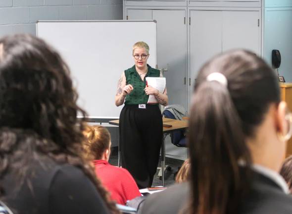 Licensed master social worker (LMSW) and REACH Team Lead Taleese Morrill.