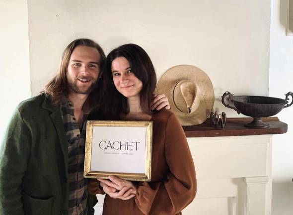 Tim and Melanie Brown, owners of Cachet Home Goods
