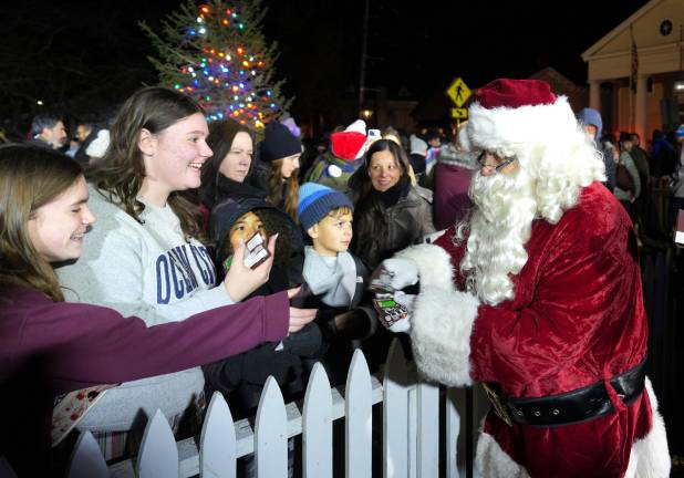 Santa Claus came to town