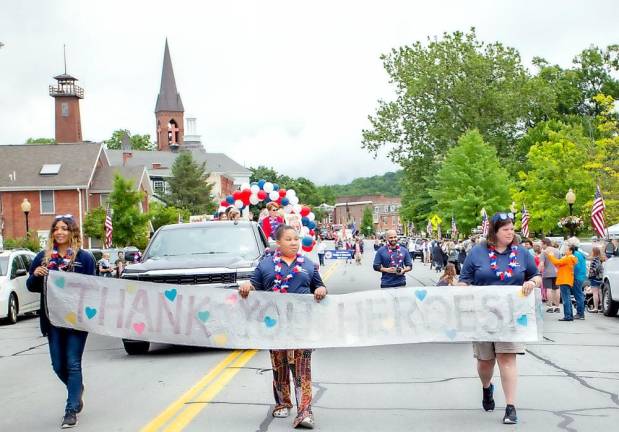 The following photographs by Sammie Finch from the Hero Appreciation Parade July 3 in Goshen capture just how much Fourth of July celebrations are about families.