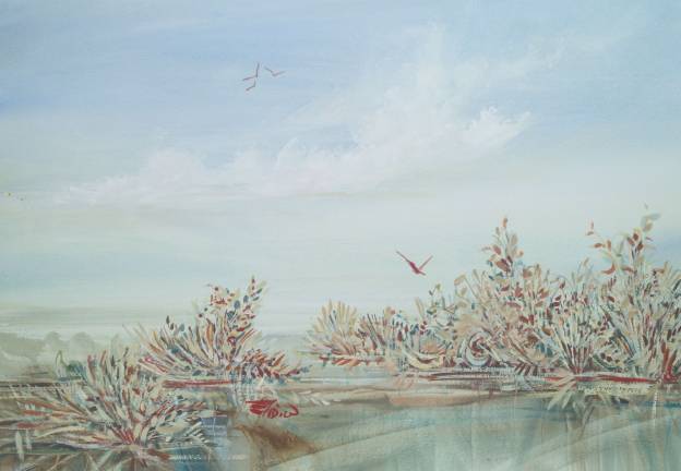 A watercolor by Mary Endico