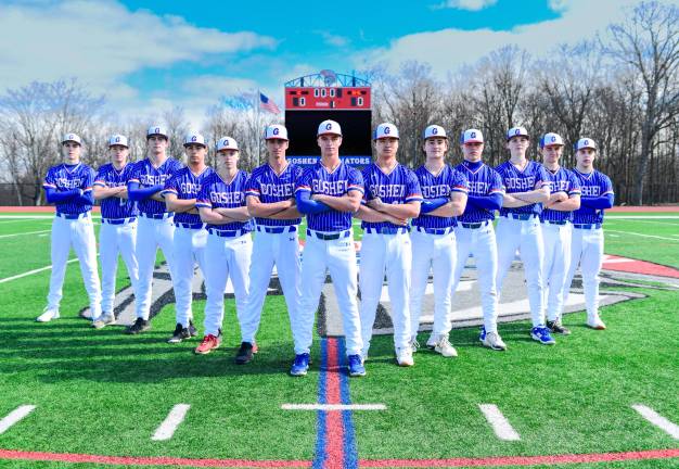 The Goshen High School baseball team.