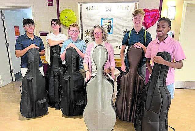 $!Cello ensemble gives first live Valley View performance since pandemic began, more wanted