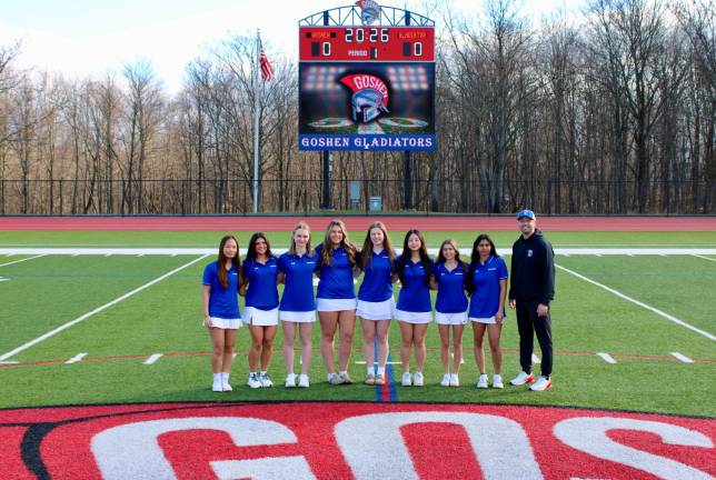 Goshen High School girls golf team.