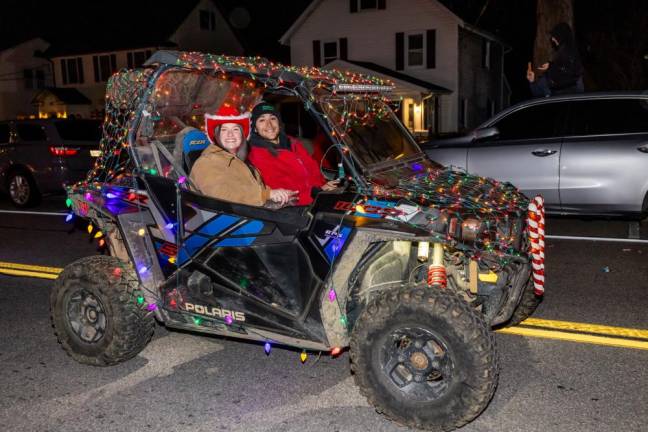 Holiday Light Parade in Chester, NY. Photos by Sammie Finch