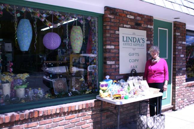 Linda Mabie, owner of Linda's Office Supplies and Gifts, has some special offerings this month.