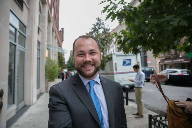 Council Member Corey Johnson, whose West Side district includes Greenwich Village and Chelsea, is expected to win election as the City Council's speaker for the upcoming term. Photo: William Alatriste for the New York City Council