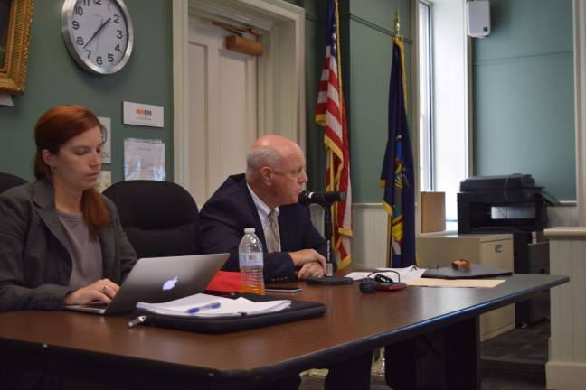 Attorney Richard Golden, right (Photo by Erika Norton)