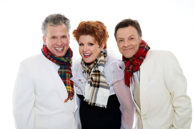 From left to right: Billy Stritch, Klea Blackhurst and Jim Caruso. Their annual &#x201c;A Swinging Birdland Christmas&#x201d; is one of NYC&#x2019;s brightest holiday highlights. Photo: Bill Westmoreland