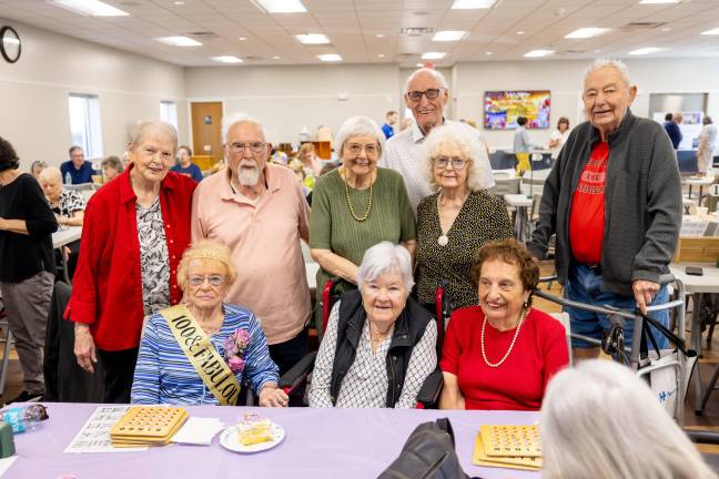 Sophie Halstead celebrated her 100th birthday at the Senior Center in Chester.