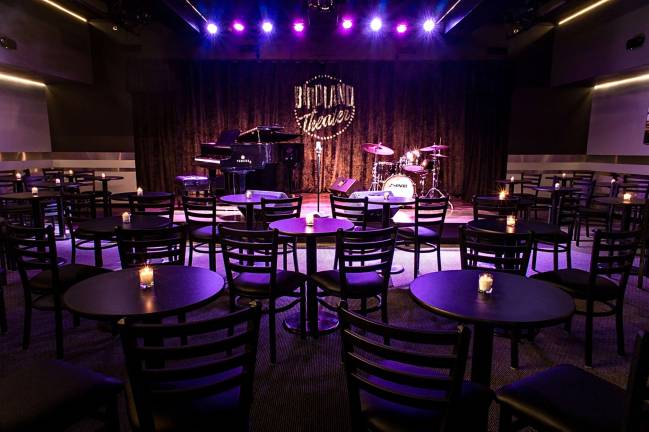 The stage is the thing: Birdland Theater&#x2019;s design is divine, but doesn&#x2019;t distract. Photo courtesy of Birdland