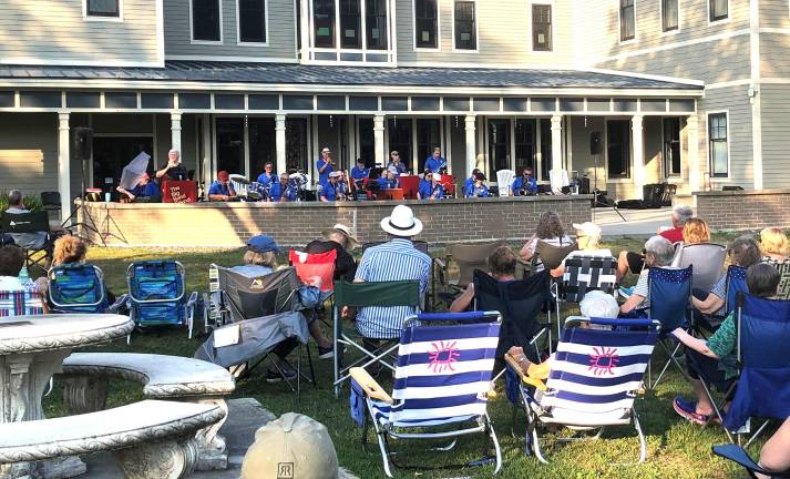 Guests enjoy The Big Band Sound at the Goshen Public Library