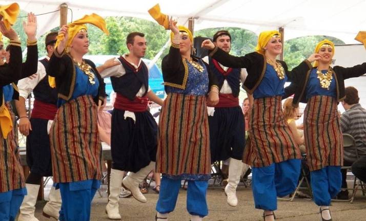 Traditional dancing at &quot;The Greek Experience&quot; (Facebook photo)