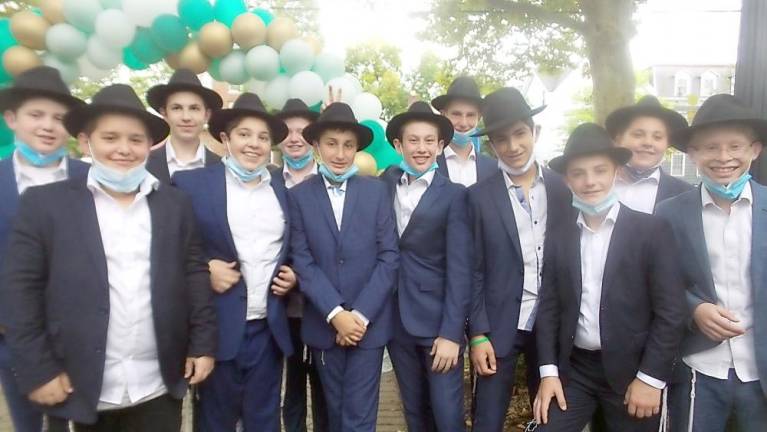 Younger members of the Chabad of Orange County.