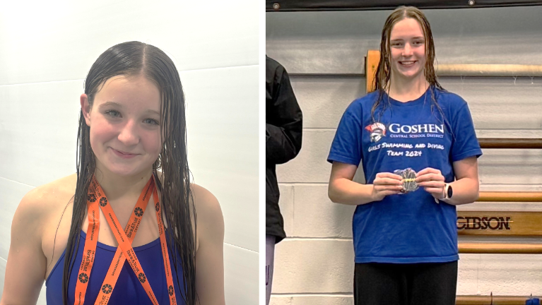 Grace Matthews (top left), Kaylee Croughan (top right) and Siel Johnson (bottom).