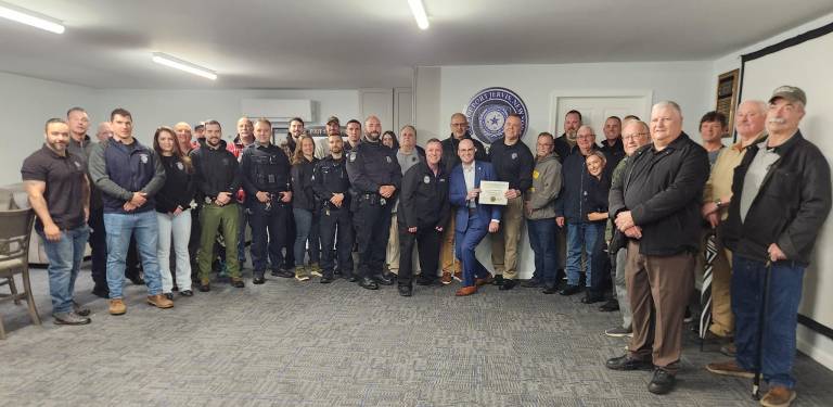The Port Jervis Police Department celebrated the opening of its new training facility on May 9.