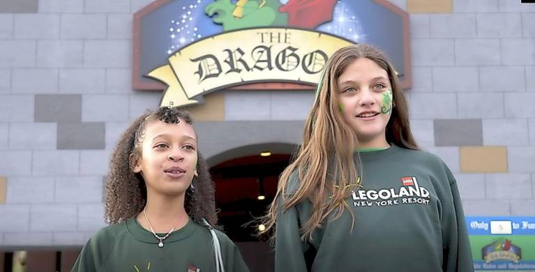 Students fromSt. Therese Classical Academy in Chester rode the Legoland Dragon Coaster
