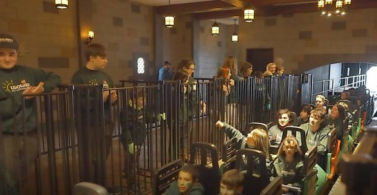 St. Therese students try out Dragon Coaster at Legoland