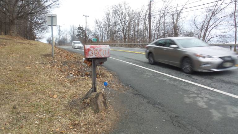 Flow of traffic at driveway’s edge (Photo by Frances Ruth Harris)