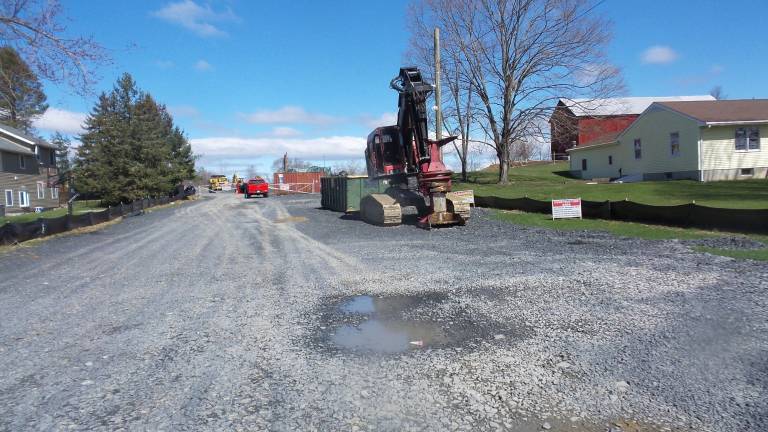 Construction at the Greens of Chester (Photo by Frances Ruth Harris)