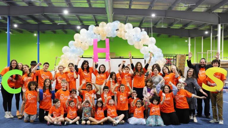 Chabad Hebrew School students celebrate their accomplishments at the Chabad Hebrew School Moving Up &amp; Awards ceremony.