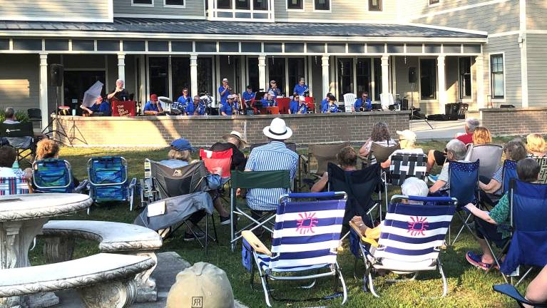 Guests enjoy The Big Band Sound at the Goshen Public Library