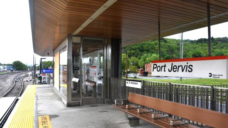The Port Jervis Line is expected to benefit from the money collected in Manhattan’s congestion pricing program. (Photo by Becca Tucker)