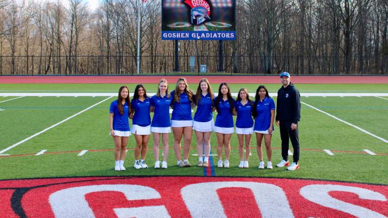 Goshen High School girls golf team.