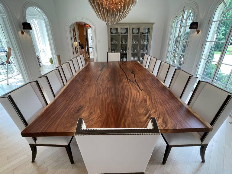 $!A custom table built by Authentic Antique Lumber. Photo provided.
