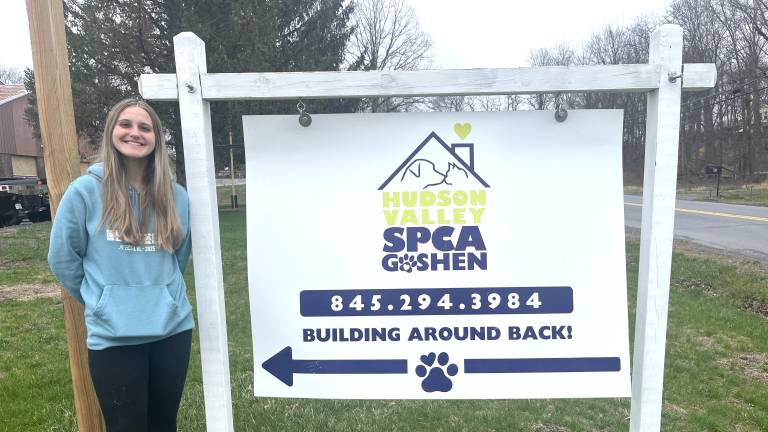 Maci Marszewski, an eighth-grader at Goshen Middle School student, created The Shelter Cup, a community-led event to benefit the Hudson Valley SPCA.