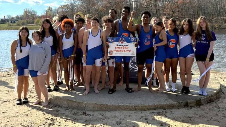 The Chester Academy wrestling team.