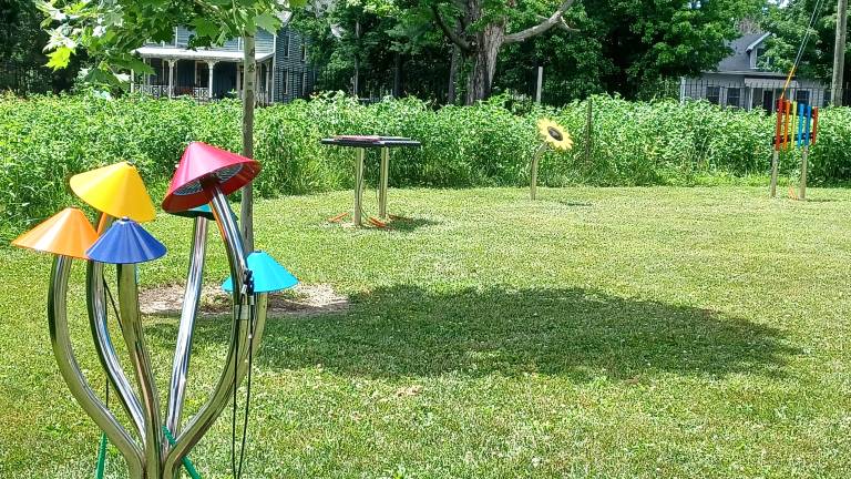 The Sound Garden at the Goshen Public Library.