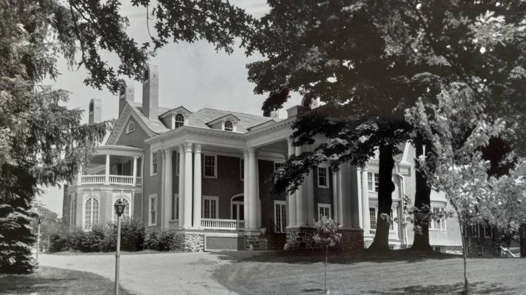 The Haight Mansion was a historic mid-19th-century estate located on Main Street in the Village of Goshen. It has since been demolished, Photo provided by The Friends of the Goshen Library.