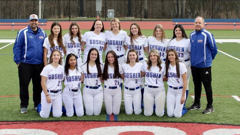 The 2025 Goshen High School Varsity Softball Team. Provided photo.