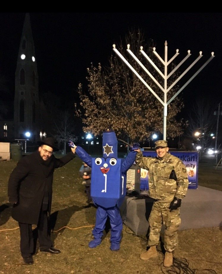 Hanukkah holiday village