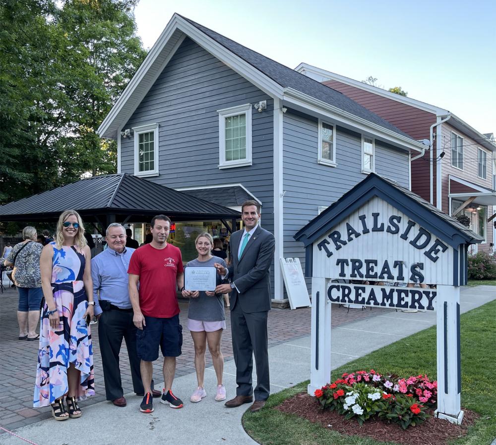 Goshen. Trailside Treats Creamery named small local business of the month